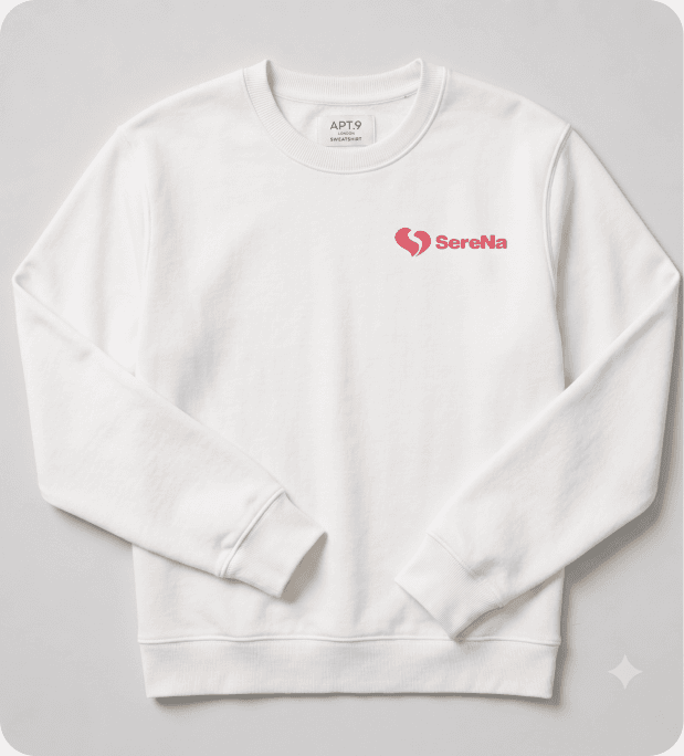 SereNa cream long-sleeve sweatshirt